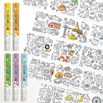 Cartoon Doodling Wall Sticker: Playful Designs for Kids' Creative Spaces