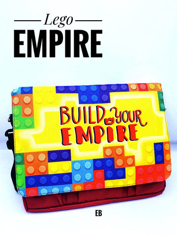 Laptop Bag with Four Front Pockets: Stylish, Organized, and Durable (Empire)