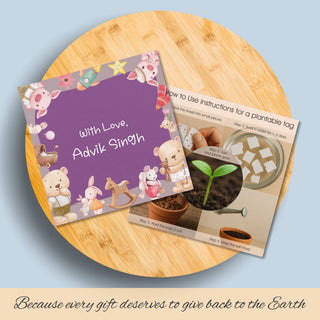 Plantable Gift Tag - Tiny Joys - 24 Tags (PREPAID ONLY)