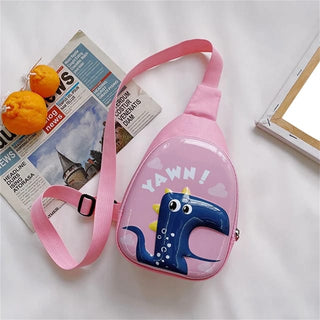 Roar-tastic Style: The Dino-Themed Crossbody Mini Bag with a Protective Hard Shell