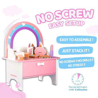 Pretend Play Dressing Table for Kids