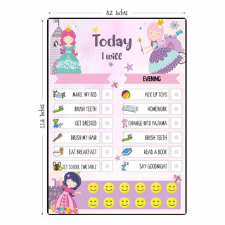 Daily Responsibility Chart Princess palace