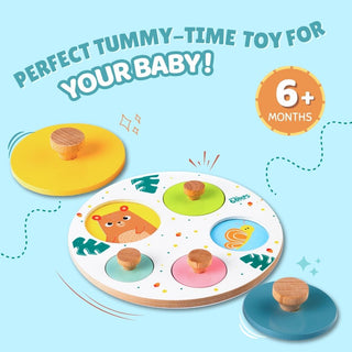 Wooden Peekaboo Board for Kids