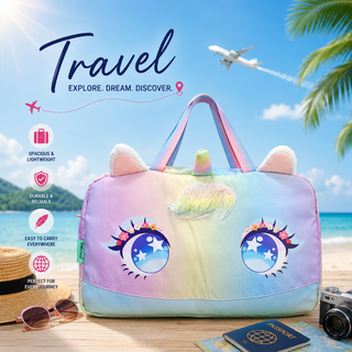 Kids Travel Duffle Bag – Lightweight & Fun Cartoon Designs for Boys & Girls