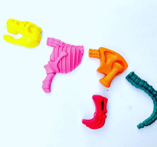 Dino Fossil Design Crayons Set of 2