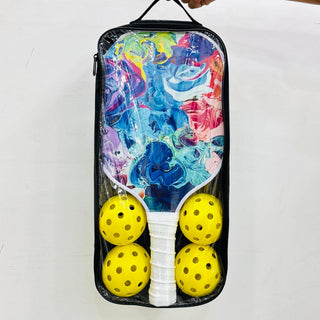 4 Pickle Ball with Racket Indoor & Outdoor Game for Kids Age 3+ (Random)