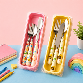 Kids Stainless Steel Cutlery Set — Safe, BPA-Free & Giftable