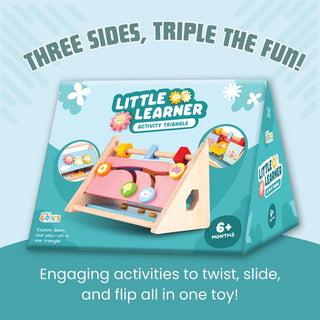 Wooden Activity Triangle for Kids
