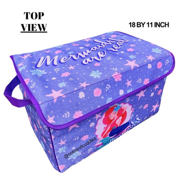 Wheeled Wonderland: Multipurpose Toy Storage Bag (Mermaid)