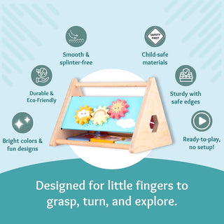 Wooden Activity Triangle for Kids