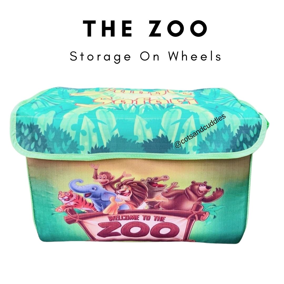 Wheeled Wonderland: Multipurpose Toy Storage Bag (The Zoo)