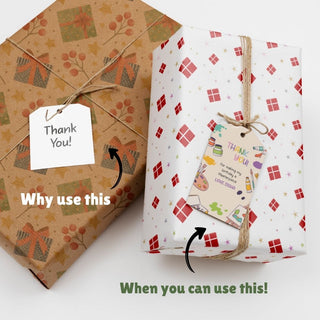 Personalized Thank You Tags for Return Gifts - Paint Party (18pcs) (PREPAID ONLY)
