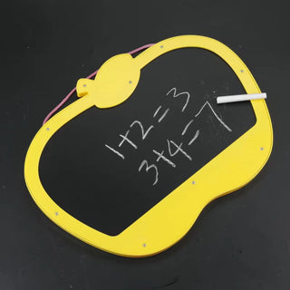 Apple Design 2-in-1 Write & Wipe Board and Chalkboard