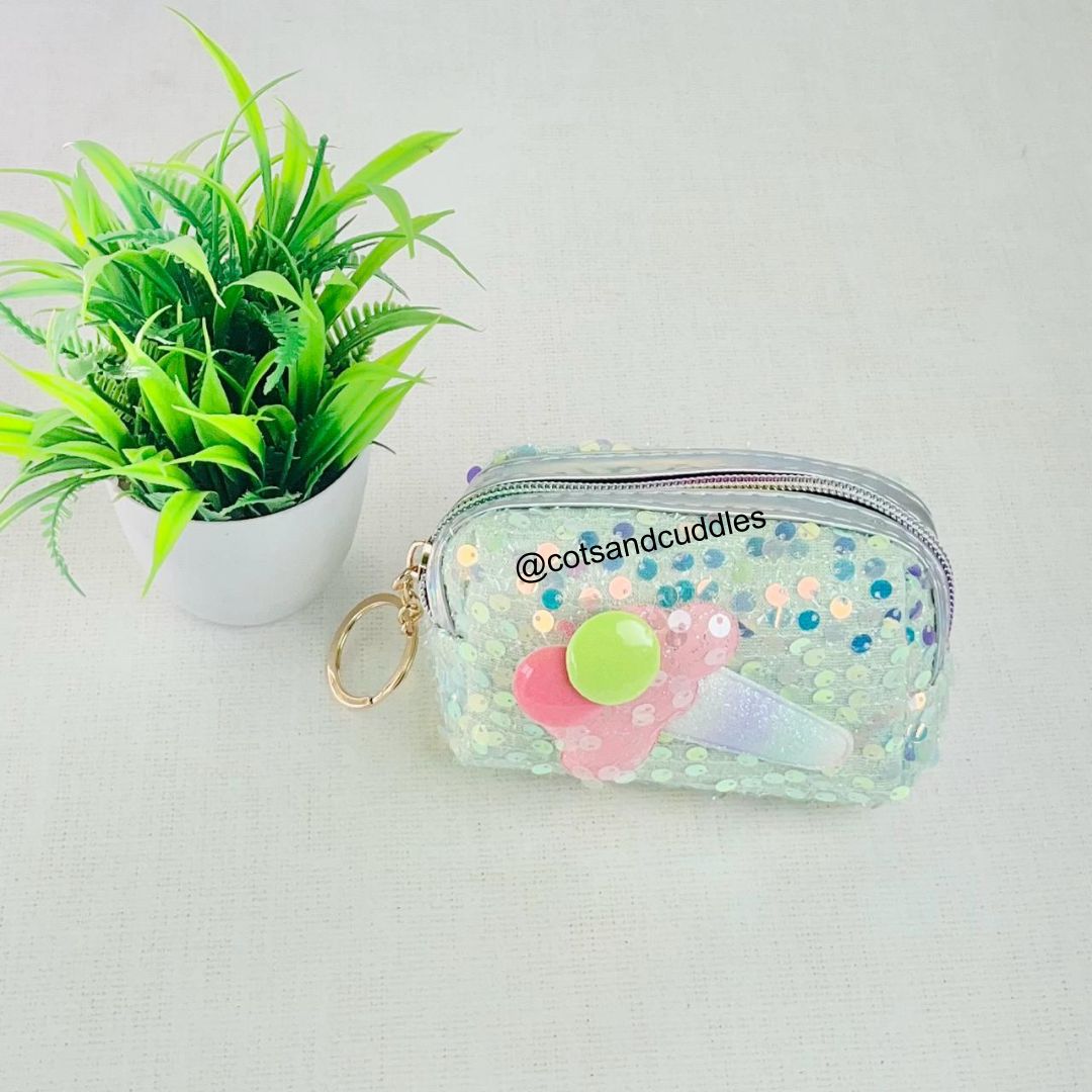 Sequin Coin Pouch