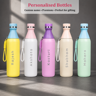 Personalized Pastel Color Stainless Steel Vacuum Insulated Water Bottle 500ml
