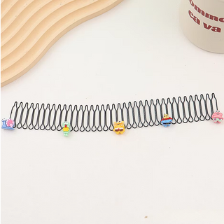 Cute Cartoon Design Hair Comb Strip Kids (Pack of 4) (Random Design)