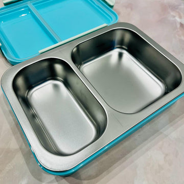 2 Compartment Leak Proof Stainless Steel Insulated Lunch Tiffin Box (750ml)