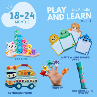 Play And Learn Toy Bundle (18-24 Months) | Set 3