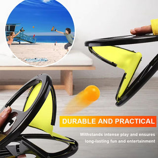Ball Toss & Catch Game Perfect for Backyard, Beach for Kids (Random Color)