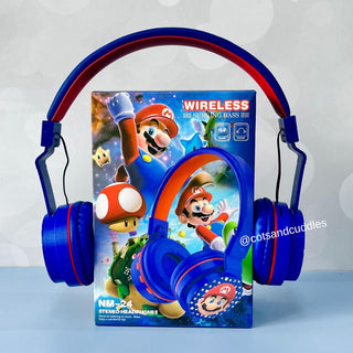 Mario Design Wireless Headphones for Kids (Random)