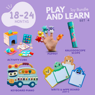 Play And Learn Toy Bundle (18-24 Months) | Set 4