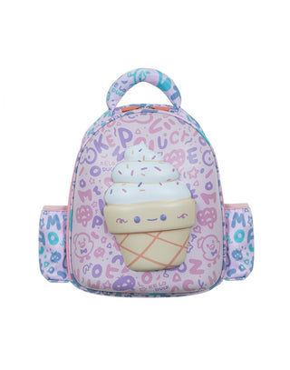 Ice Cream Cone Design Hard Shell Backpack for Kids