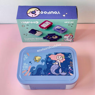 Cute Theme Stainless Steel Lunch Box with Snack Container