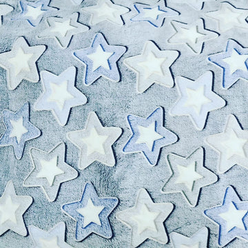 Premium Super Soft Warm Cozy Furry Blanket Glow in The Dark (5ft x 6ft) (Stars)