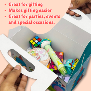 Superhero Theme Gift Paper Box Pack of 10