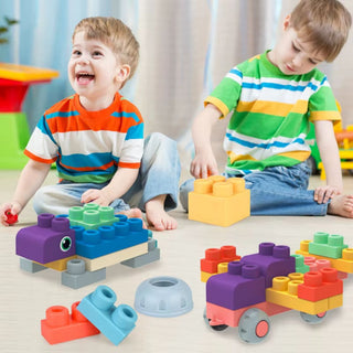 Soft Baby Building Blocks for Toddlers (80pcs)
