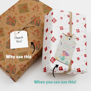 Personalized Thank You Tags for Return Gifts - Mermaid (18pcs) (PREPAID ONLY)