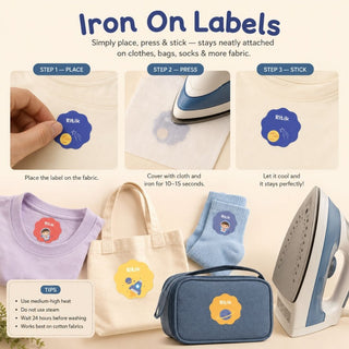 Personalized Iron On Label Sticker - Astro Champ 32pc (PREPAID ONLY)