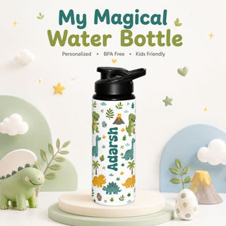 Personalized Water Bottle for Kids - Big Dino (PREPAID ONLY)