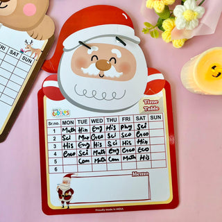 Pack of 3 | Cots and Cuddles Christmas Design Write and Wipe Board for Kids