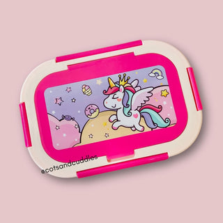 Cute Design Round 3 Compartment Lunch Box for Kids