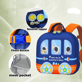 Space Design Rectangle Shaped Hardshell Backpack for Kids (Pack Of 5/10)(Prepaid Only)