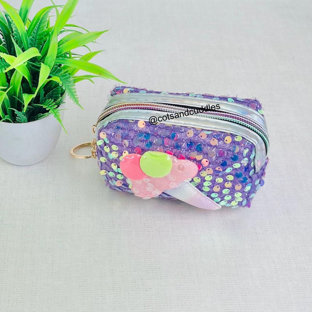 Mila Rose Purse|kids Sequin Coin Purse - Cute Paillette Shoulder Bag For  Girls