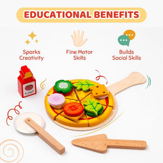 Pretend Play Pizza Station for Kids