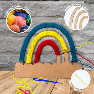 Yarn Bow Magic - DIY Rainbow Yarn Craft Kit