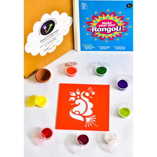 Diwali DIY Rangoli Kit - Peacock 299 each (Pack of 5)
