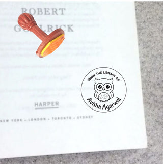Book stamp - Twilight Hoot (PREPAID ONLY)