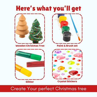 Wooden Christmas Tree for Kids