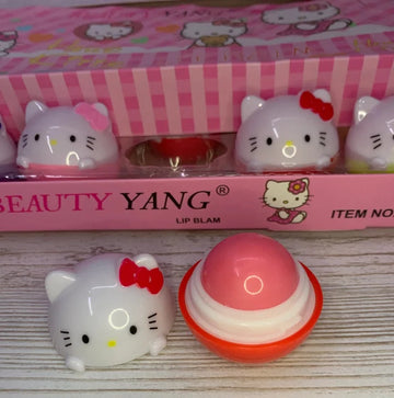 Kitty Theme Lip Balm for Girls (Random Colour)