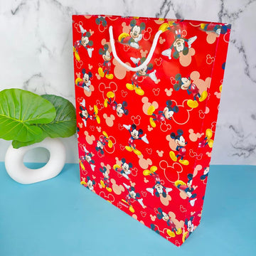 Mickey Mouse-Themed Paper Bags (42x31.5x9cm) (Pack of 10)