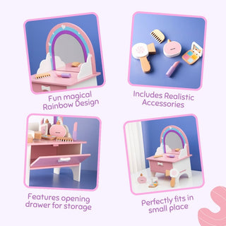 Pretend Play Dressing Table for Kids