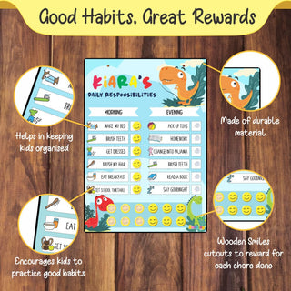 Daily Reward Chart Personalised Roar and explore (PREPAID ONLY)