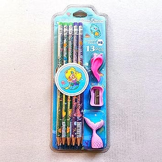 Enchanting Ocean Princess Pencil Set: Dive into Creativity with Magical Designs and Versatile Features (Random)