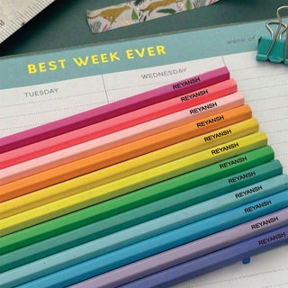 Personalised Name Color Pencils - Pack of 12 (PREPAID ONLY)