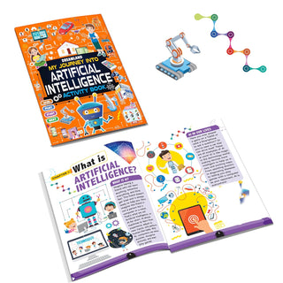Digital Discovery Books Pack-A Set of 3 Books - Artificial Intelligence, Robotics and Coding |  With Fun Facts and Activities for Kids Age 6- 14 Years