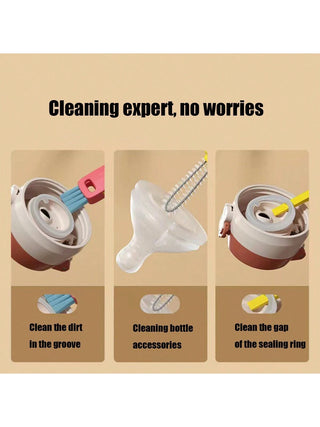 3-in-1 Cleaning Brush: Effortlessly Clean and Maintain Your Cups with Versatility and Ease -(1pc)